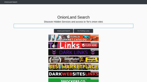 screenshot of OnionLand Search