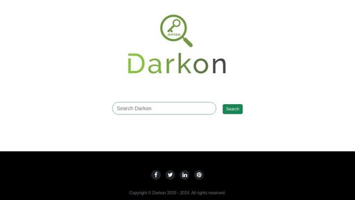 screenshot of DARKON - SEARCH THE DARKNET - darkon6d23lmnx3ttnenhbjkthfdsxthimxvoimwyt43yvxsjqb3read.onion.jump.black