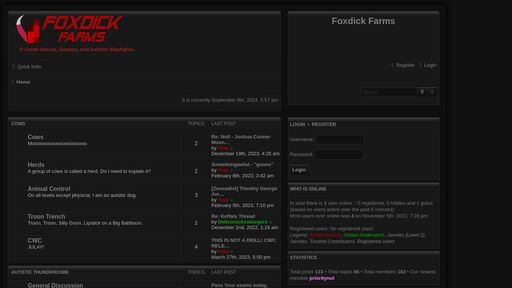 screenshot of The Restrict Act - Foxdick Farms - https://b3aelitqz4izuqd7gqhol6s5jdi7bh3vrvws2sifypdgucfzbiizhrad.onion.jump.black/viewtopic.php?p=150