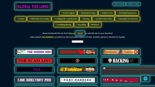 screenshot of GLOBAL TOR LINKS - 2024 - https://globalslb6n7ehakul3smlkvubsyihdm7uf7vqlbcpa5jp2izz24rwqd.onion.jump.black