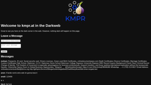 screenshot of kmpr.at in the Darkweb - https://kmpr3msrkxyseh3la67i2z6pihe2nf5zxdnip7zijz5cyyexxxm2knqd.onion.jump.black