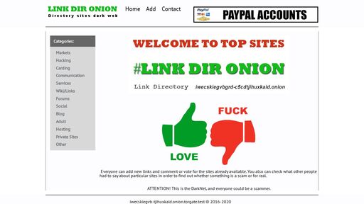 screenshot of Links Dir Tor | Urls sites onion - iwecskiegvbgrdmtc4mgwmdk25cmqofd27wkhkux4lo5cdtjihuxkaid.onion.jump.black