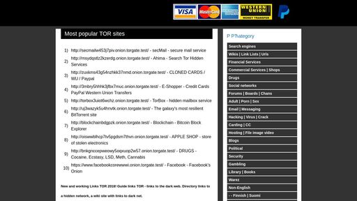 screenshot of Links TOR 2018 Guide links TOR 2018 - links to the dark web. Directory links onion dir to a hidden network, a wiki site with links to dark dir. - hstndter5bxzz72apkkwcpkklq5gejsybxld5qc5jwwiu6eleclpanqd.onion.jump.black