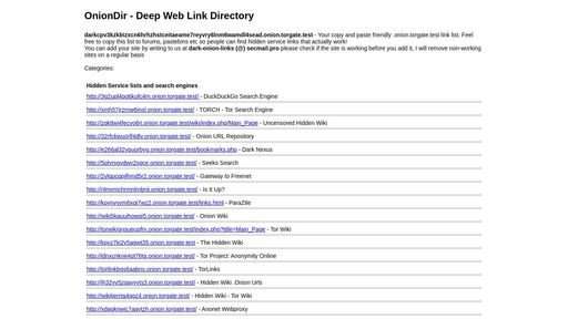 screenshot of OnionDir - Deep Web Link Directory - Hidden Wiki Mirror - https://darkcpv3kzkbizxcn6hrhzhstceitaeame7reyvry6lnm6wamdl4sead.onion.jump.black