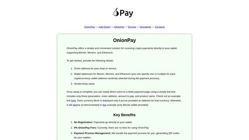 screenshot of OnionPay - onionpaync2iijmikq5h22nvn4ggahbfm3vcukpiig5gx34lthvsntid.onion.jump.black