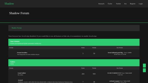 screenshot of Shadow Forum - w4ljqtyjnxinknz4hszn4bsof7zhfy5z2h4srfss4vvkoikiwz36o3id.onion.jump.black
