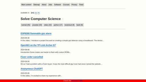 screenshot of New services - Solve Computer Science - https://usggwz6vwth276fdyccskoba5u2jis5ugv2ew2fy2blowgf2dv73axad.onion.jump.black/post/new-services.html