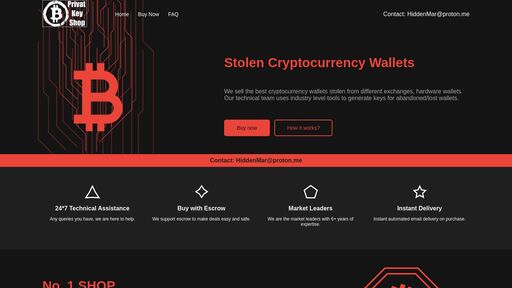 screenshot of Stolen Cryptocurrency Wallets - bitkeyr7ea37ngrygzgfh266h6ghm3xngpdohwloqioyrdatirzqh6ad.onion.jump.black