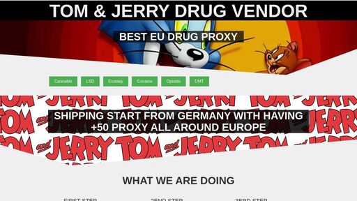 screenshot of Tom & Jerry | Drugs Store 2023 - 2023 - https://qpbinslwebapb5oocs33ivajdzs2wb76m3g2ntegyhfru23fowrb3cad.onion.jump.black