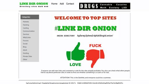 screenshot of Tor Directory Links - hg5srwy3yhms2cg2ilp5yqdtoq2h452oistlv2jd7i7mpdpfuk5bvgid.onion.jump.black