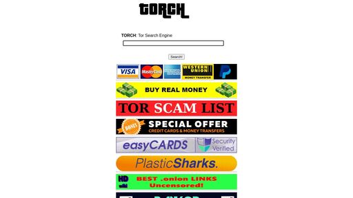 screenshot of TORCH: Tor Search! - 4vcyhfdmnjb4lr223tunzcmpf4r3kv4y33npwziy7g5wsf55ye6mmdid.onion.jump.black