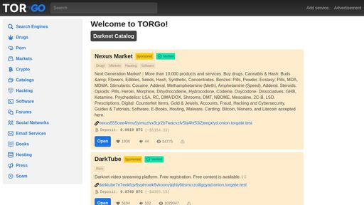 screenshot of Search Engines - https://torgoxsjpmyauymwnsb7fwqodnotjksuph2vd2hjhdncvea2n7a47nyd.onion.jump.black/category/search_engines/3