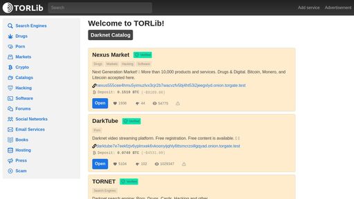 screenshot of TORLib - torlib7fgxwzre22rug5ephznoysfykg6z2rwlv2anojcpbx5vltwdad.onion.jump.black