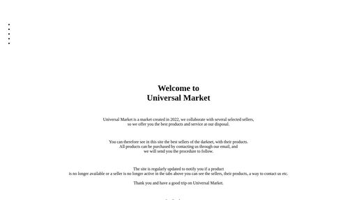 screenshot of Universal Market - https://vhp7kj36mcuvsjbz4rjg6jdezfenkl6zywp4npe2l4qy67ftszu7qcid.onion.jump.black/asia.html