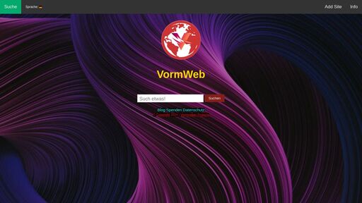 screenshot of VormWeb - volkancfcoeoq2trbcypcorao3z6zz6izfprpwe6czsoiy6cizptq3yd.onion.jump.black